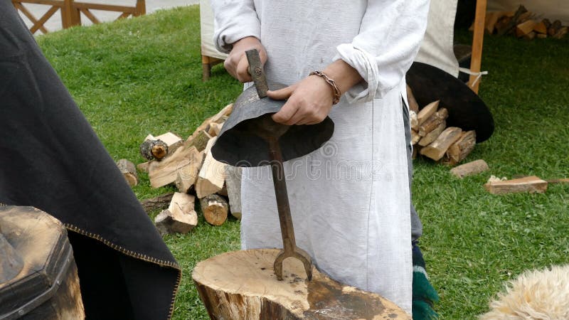 La femme de travailleur de Dacian fait une démonstration clips vidéos
