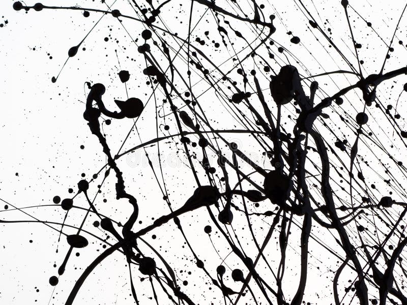 La flaque laisse tomber la ligne noire peinture d'isolement sur le fond blanc Le fioul d?bordant ?clabousse, les baisses et la tr illustration stock La flaque laisse tomber la ligne noire peinture d'isolement sur le fond blanc Le fioul d?bordant ?clabousse, les baisses et la tr illustration stock