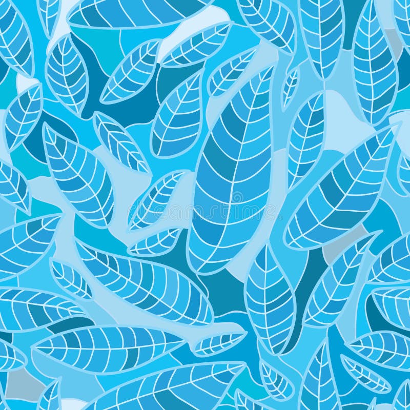 Illustration abstract window blue grasses leaves drawing seamless patten background wallpaper graphic texture. Illustration abstract window blue grasses leaves drawing seamless patten background wallpaper graphic texture.