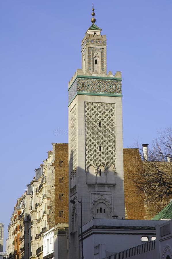 La France ; Paris ; la grande mosquée à Paris photographie stock La France ; Paris ; la grande mosquée à Paris photographie stock