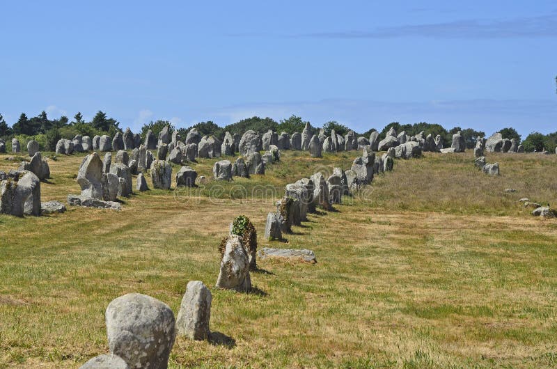 La Francia, Carnac immagine stock La Francia, Carnac immagine stock