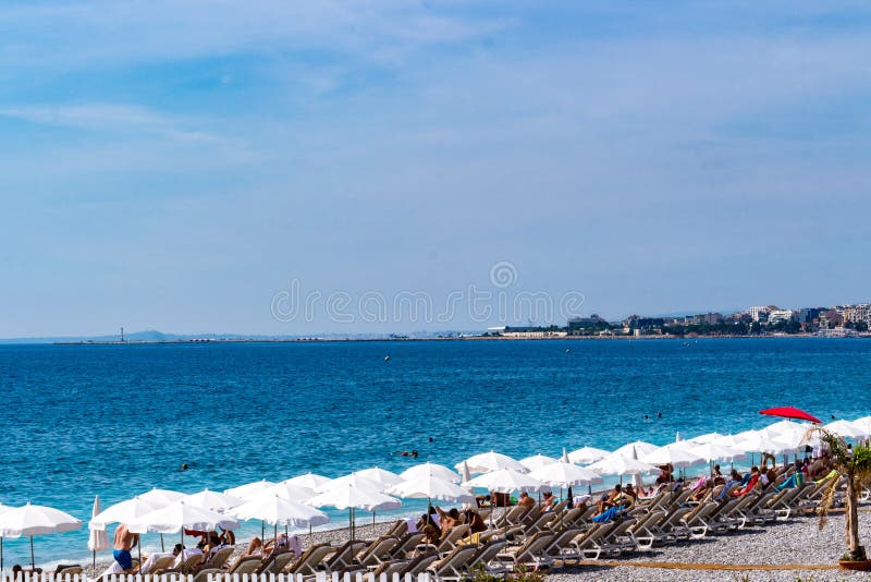 La Francia, Nizza: Riviera francese fotografie stock libere da diritti La Francia, Nizza: Riviera francese fotografie stock libere da diritti