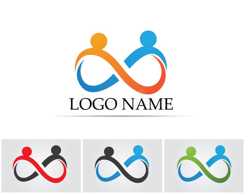 La gente del éxito de la salud cuida la plantilla del logotipo y de los símbolos libre illustration La gente del éxito de la salud cuida la plantilla del logotipo y de los símbolos libre illustration