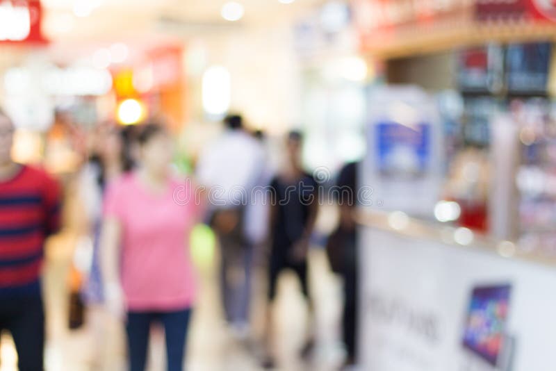 Blur people in supermarket shopping mall. Blur people in supermarket shopping mall