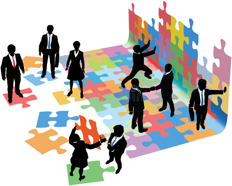 La gente soluciona problemas para construir lanzamiento de asunto ilustración del vector La gente soluciona problemas para construir lanzamiento de asunto ilustración del vector