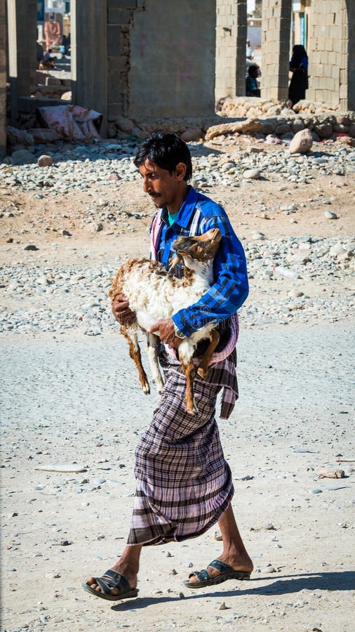 La gente su Sokotra, Yemen immagine stock La gente su Sokotra, Yemen immagine stock
