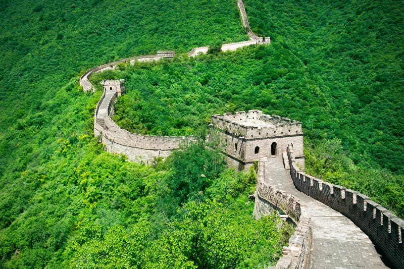 La Gran Muralla de China La Gran Muralla de China es una serie de fuerte foto de archivo La Gran Muralla de China La Gran Muralla de China es una serie de fuerte foto de archivo