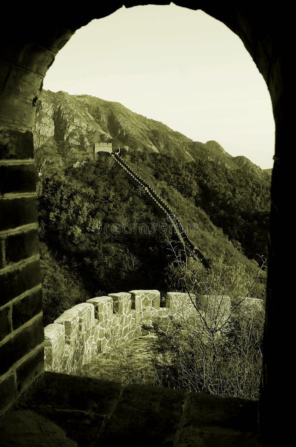 La Grande Muraille chez Huangyaguan photos libres de droits La Grande Muraille chez Huangyaguan photos libres de droits