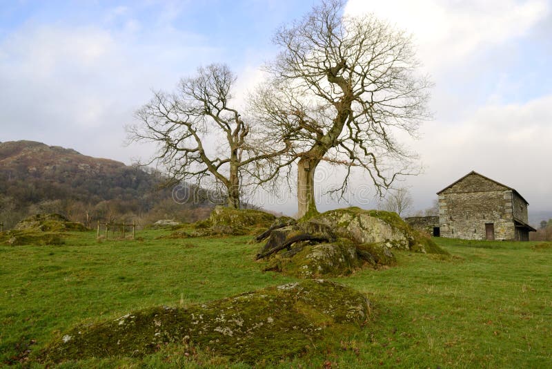 La grange rurale de mère patrie. image libre de droits La grange rurale de mère patrie. image libre de droits
