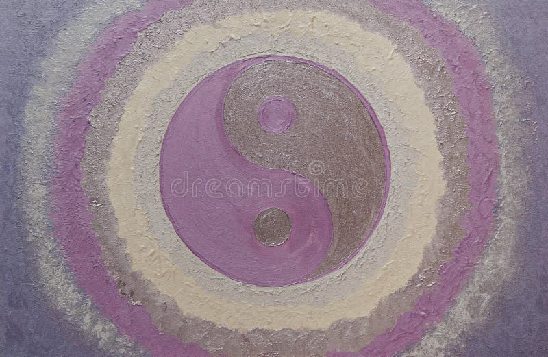 Yin yang painted symbol, circle of life. Concept for duality, dark - light, negative - positive, male - female, expanding and contracting, chakra healing, meditation. Yin yang painted symbol, circle of life. Concept for duality, dark - light, negative - positive, male - female, expanding and contracting, chakra healing, meditation.