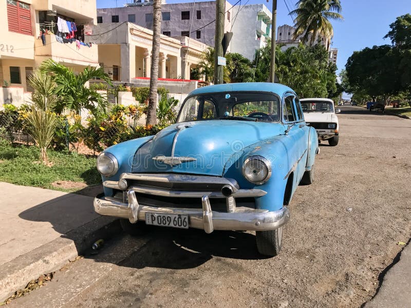 La Habana automotriz clásica, Cuba foto de archivo libre de regalías La Habana automotriz clásica, Cuba foto de archivo libre de regalías