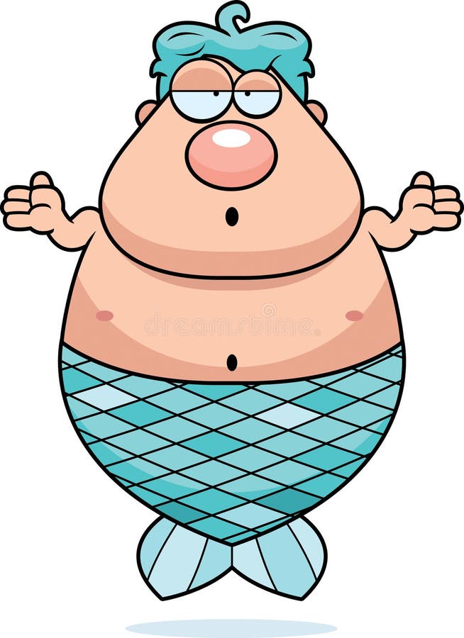 La historieta Merman confundió libre illustration La historieta Merman confundió libre illustration