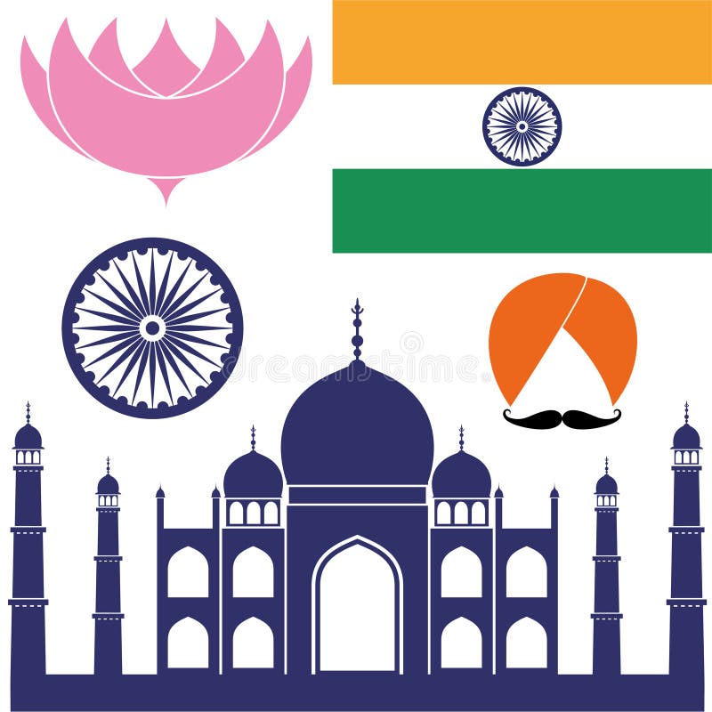 La India ilustración del vector. Ilustración de muestra - 48349922