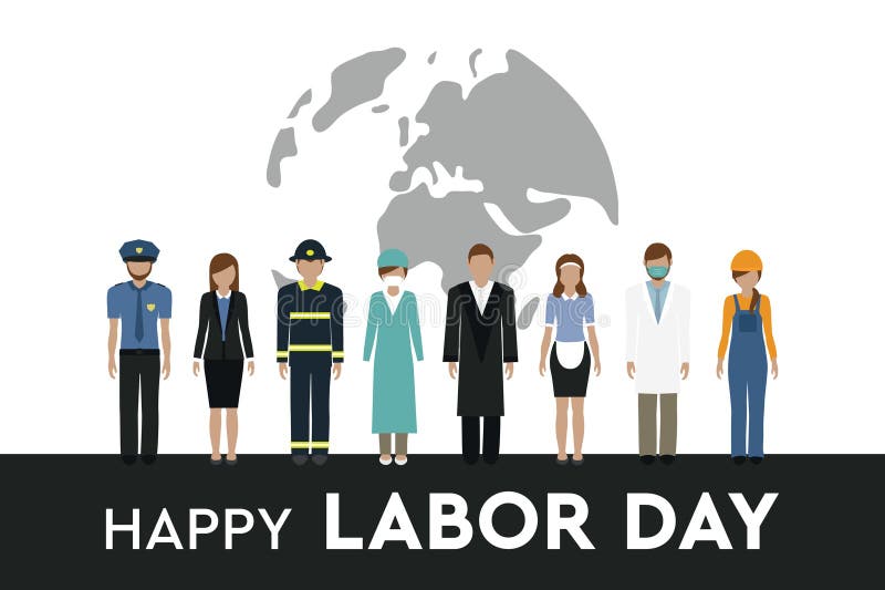 international labor day 1 may worker different professional groups vector illustration EPS10. international labor day 1 may worker different professional groups vector illustration EPS10
