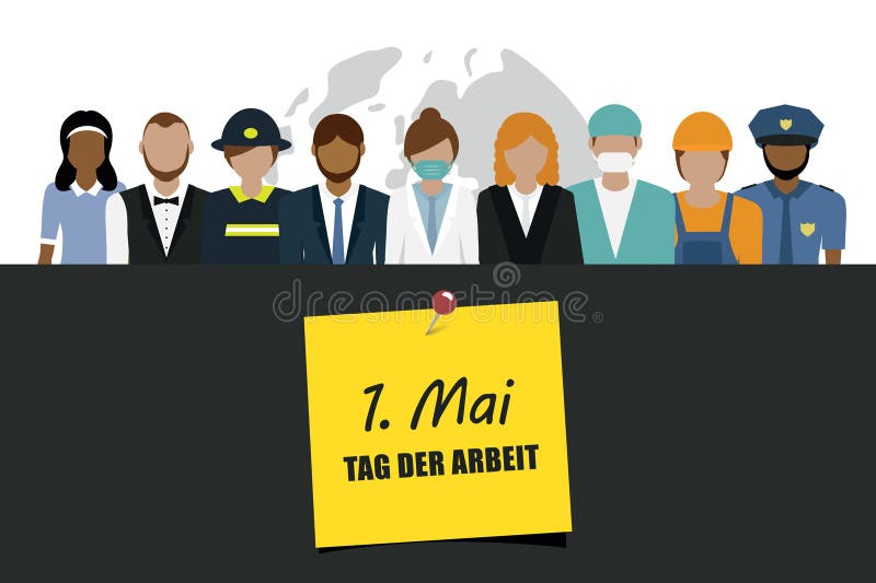 international labor day 1 may worker different professional groups vector illustration EPS10. international labor day 1 may worker different professional groups vector illustration EPS10