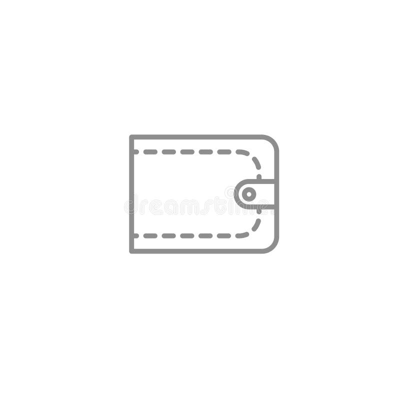 La linea del portafoglio degli uomini assottiglia l'icona Singolo bifold grigio isolato su fondo bianco royalty illustrazione gratis La linea del portafoglio degli uomini assottiglia l'icona Singolo bifold grigio isolato su fondo bianco royalty illustrazione gratis
