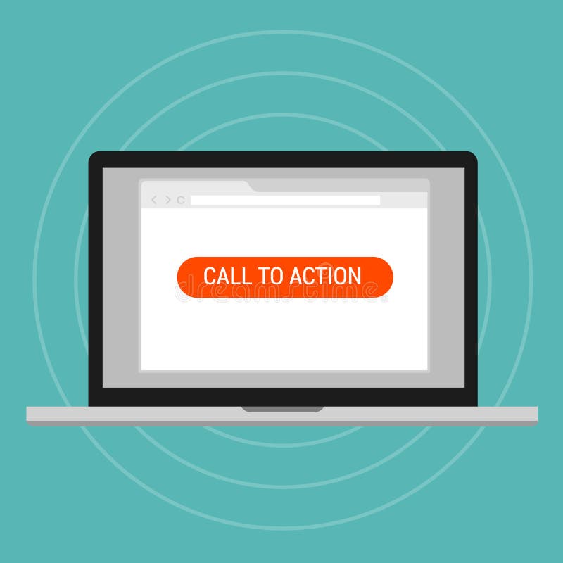 Call to action landing page optimization effective layout traffics vector. Call to action landing page optimization effective layout traffics vector