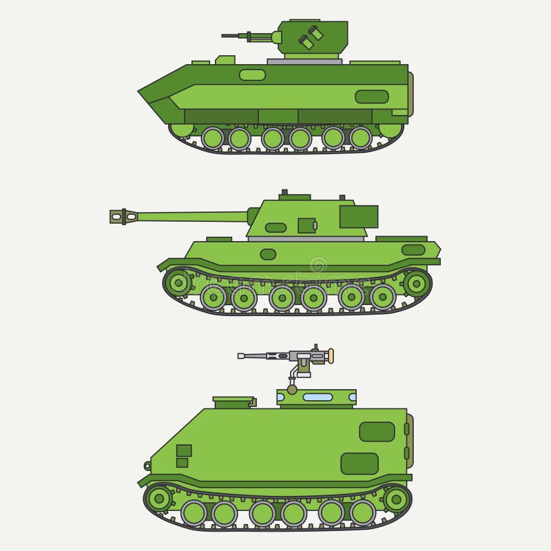 La línea infantería determinada del color del icono plano del vector asalta el tanque de ejército Vehículo militar Estilo del vin libre illustration La línea infantería determinada del color del icono plano del vector asalta el tanque de ejército Vehículo militar Estilo del vin libre illustration