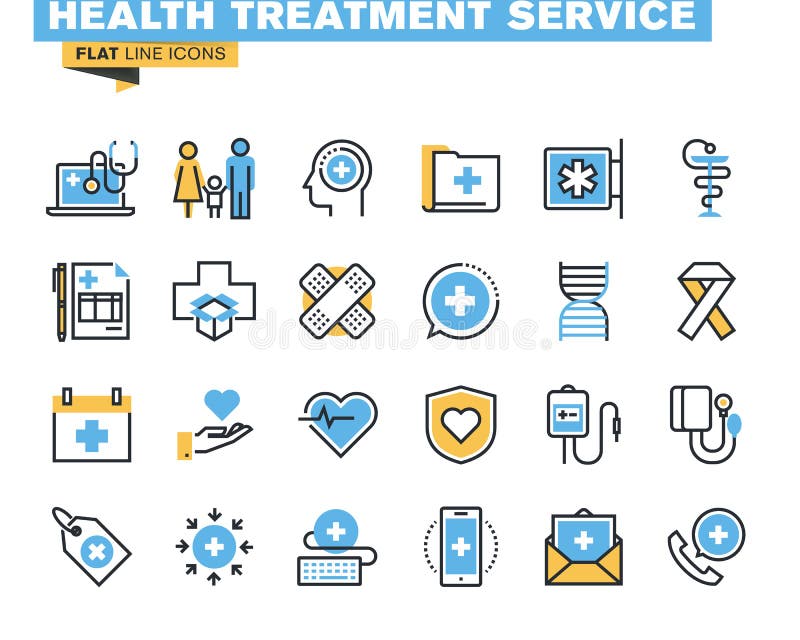 Flat line icons set of online medical support, family health care, health insurance, pharmacy, medical services. Vector concept for graphic and web design. Flat line icons set of online medical support, family health care, health insurance, pharmacy, medical services. Vector concept for graphic and web design.