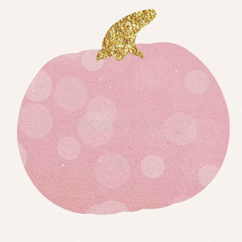 La main a ouvré l'illustration rose décorative de potiron de Halloween illustration stock La main a ouvré l'illustration rose décorative de potiron de Halloween illustration stock