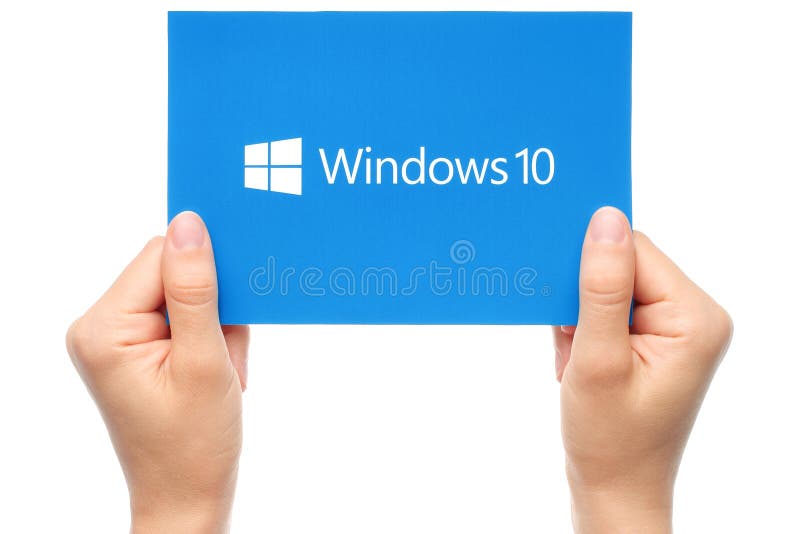 Ordinateur Portable Avec Le Logo De Windows 10 Photo stock éditorial -  Image du ordinateur, affaires: 58934978