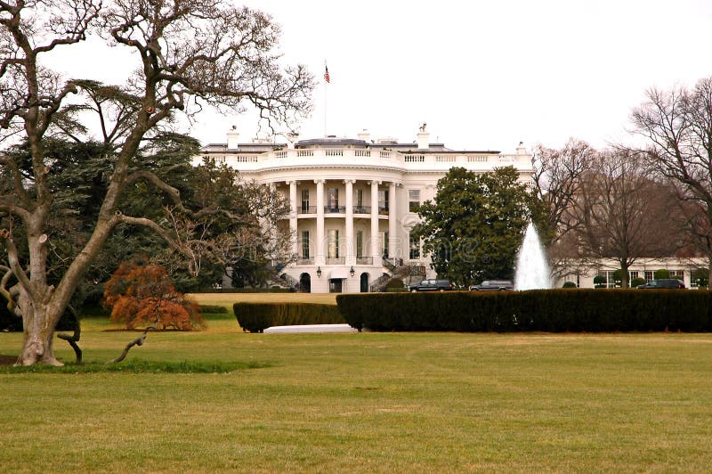 La Maison Blanche, pelouse du sud, Washington, C.C images stock La Maison Blanche, pelouse du sud, Washington, C.C images stock