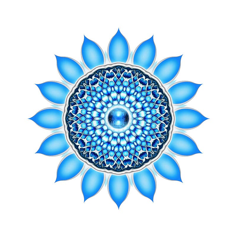 Illustration of the vishuddha chakra. Illustration of the vishuddha chakra.