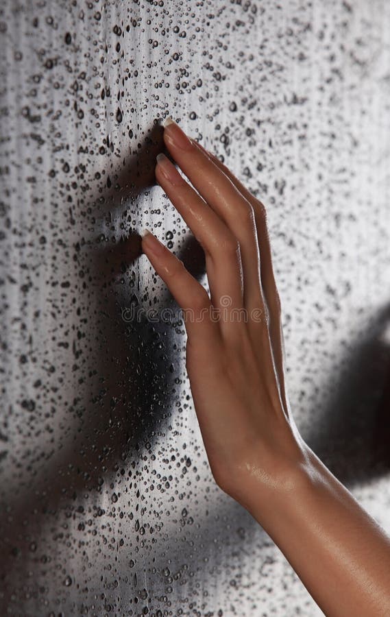 women's hand on black background. women's hand on black background