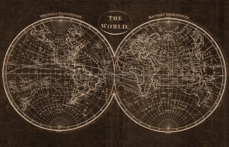 La mappa di mondo illustrazione vettoriale La mappa di mondo illustrazione vettoriale