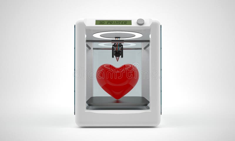 La maravilla moderna es la nueva impresora 3D que puede hacer el hogar del plastc ilustración del vector La maravilla moderna es la nueva impresora 3D que puede hacer el hogar del plastc ilustración del vector