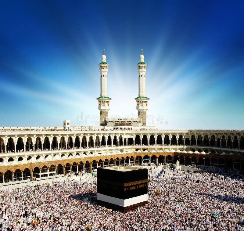 Mosquée mythes et réalités La-mecque-arabie-saoudite-de-kaaba-12330733