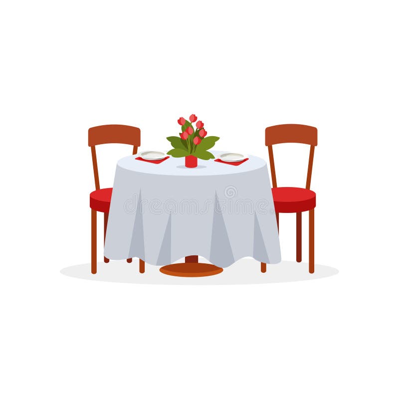 Download Cena romántica para dos ilustración del vector ...