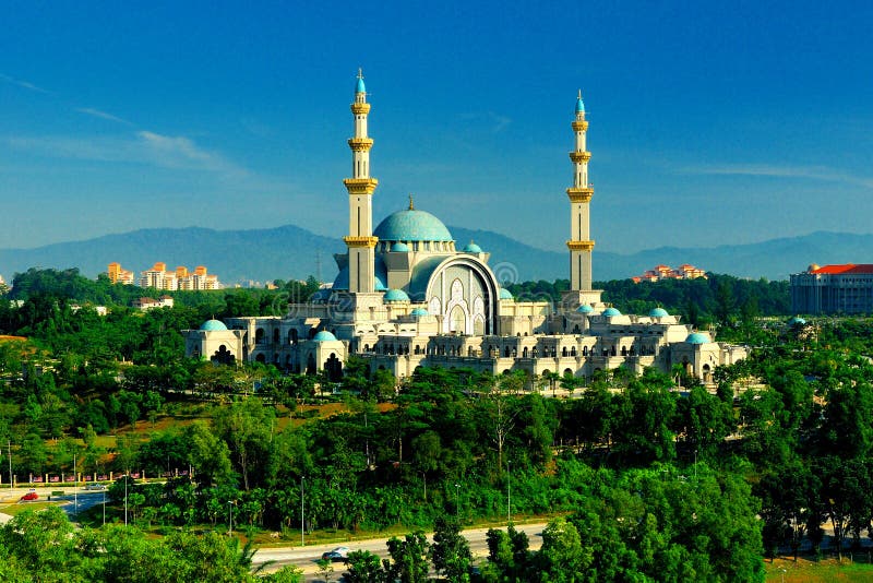 La mezquita o el Masjid Wilayah Persekutuan del territorio federal