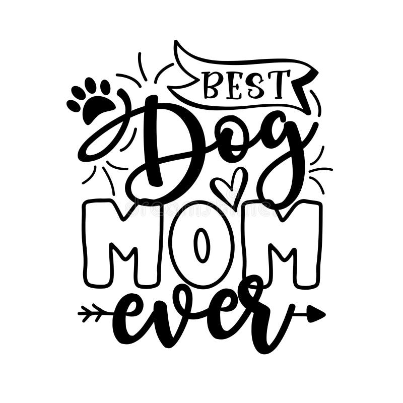 La migliore mamma di cane ha mai motivato una frase con un'impronta di zampa.