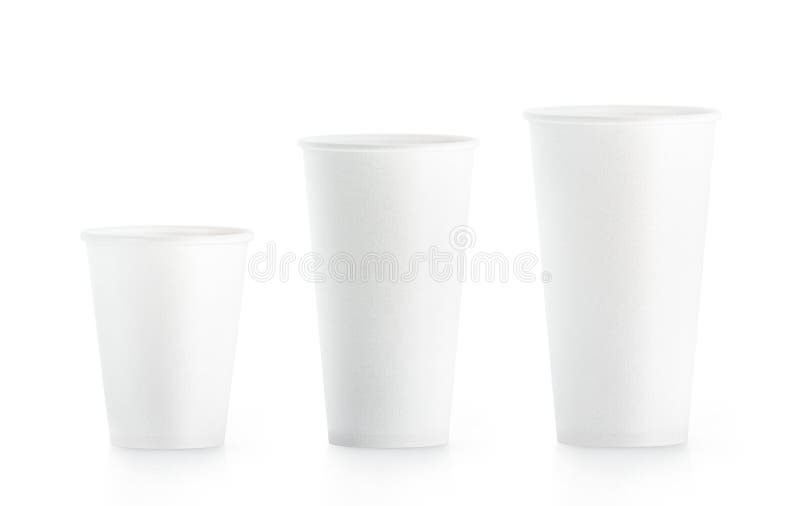 La mofa disponible blanca en blanco de la taza de papel sube isplated ilustración del vector La mofa disponible blanca en blanco de la taza de papel sube isplated ilustración del vector