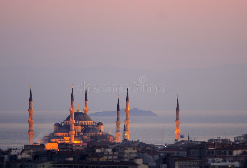 La mosquée d'Ahmed de sultan - mosquée bleue d'Istanbul