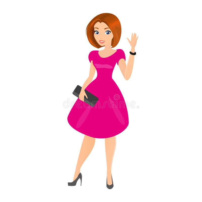 La Mujer Bonita Joven Está Llevando El Vestido De La Moda. Ilustración del Vector - Ilustración de ropas, felicidad: 40107119 La Mujer Bonita Joven Está Llevando El Vestido De La Moda. Ilustración del Vector - Ilustración de ropas, felicidad: 40107119