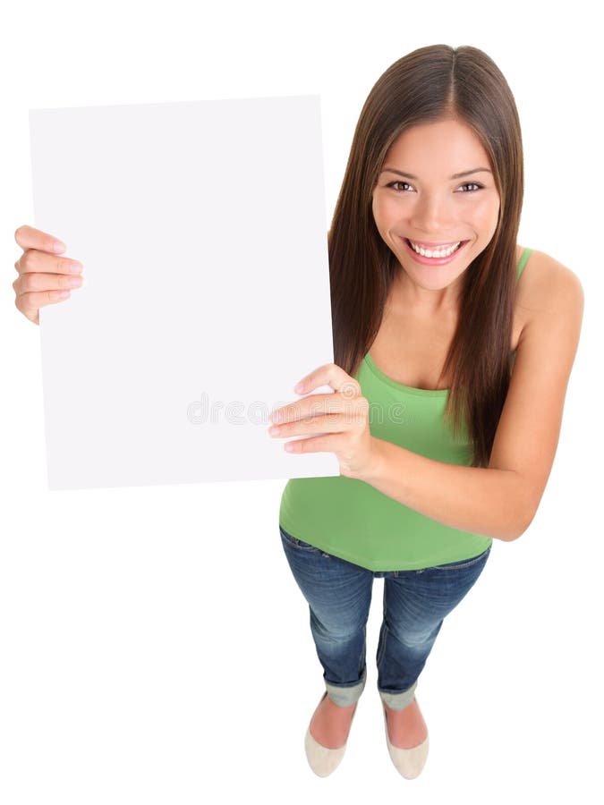 La mujer en blanco de la muestra aisló fotos de archivo libres de regalías La mujer en blanco de la muestra aisló fotos de archivo libres de regalías