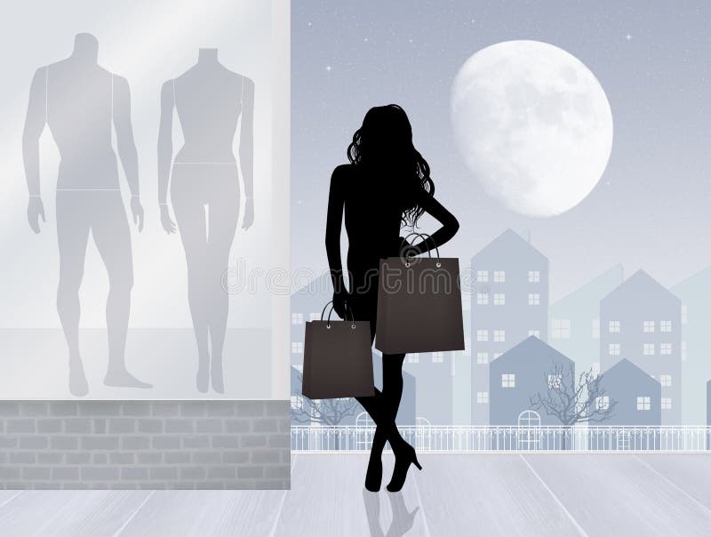 La Mujer Va a Hacer Compras