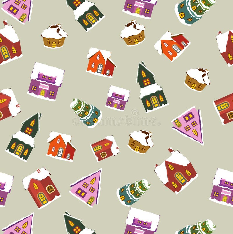 La Navidad contiene el modelo inconsútil stock de ilustración La Navidad contiene el modelo inconsútil stock de ilustración