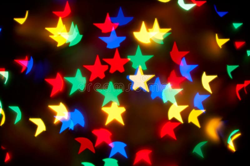 La Navidad stars el fondo del bokeh fotografía de archivo libre de regalías La Navidad stars el fondo del bokeh fotografía de archivo libre de regalías