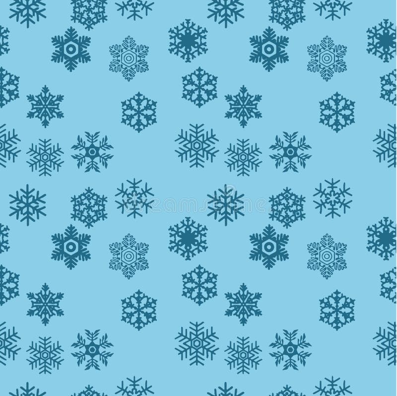 La nieve inconsútil forma escamas fondo ilustración del vector La nieve inconsútil forma escamas fondo ilustración del vector