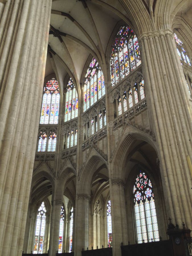 La Normandie pittoresque - voit la cathédrale images stock La Normandie pittoresque - voit la cathédrale images stock