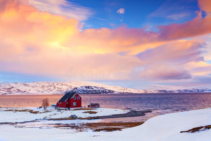 La Norvegia nell'inverno fotografia stock libera da diritti La Norvegia nell'inverno fotografia stock libera da diritti