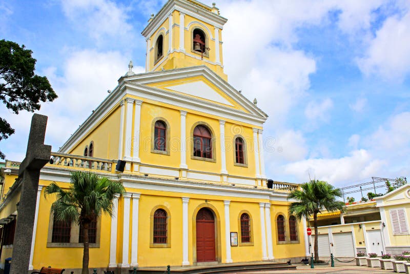 La nostra signora di Carmel Church, Macao, Cina fotografia stock libera da diritti La nostra signora di Carmel Church, Macao, Cina fotografia stock libera da diritti