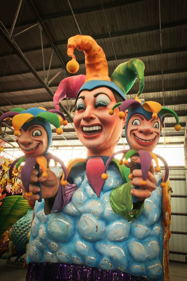 La Nouvelle-Orléans - flotteur de mardi gras photos libres de droits La Nouvelle-Orléans - flotteur de mardi gras photos libres de droits