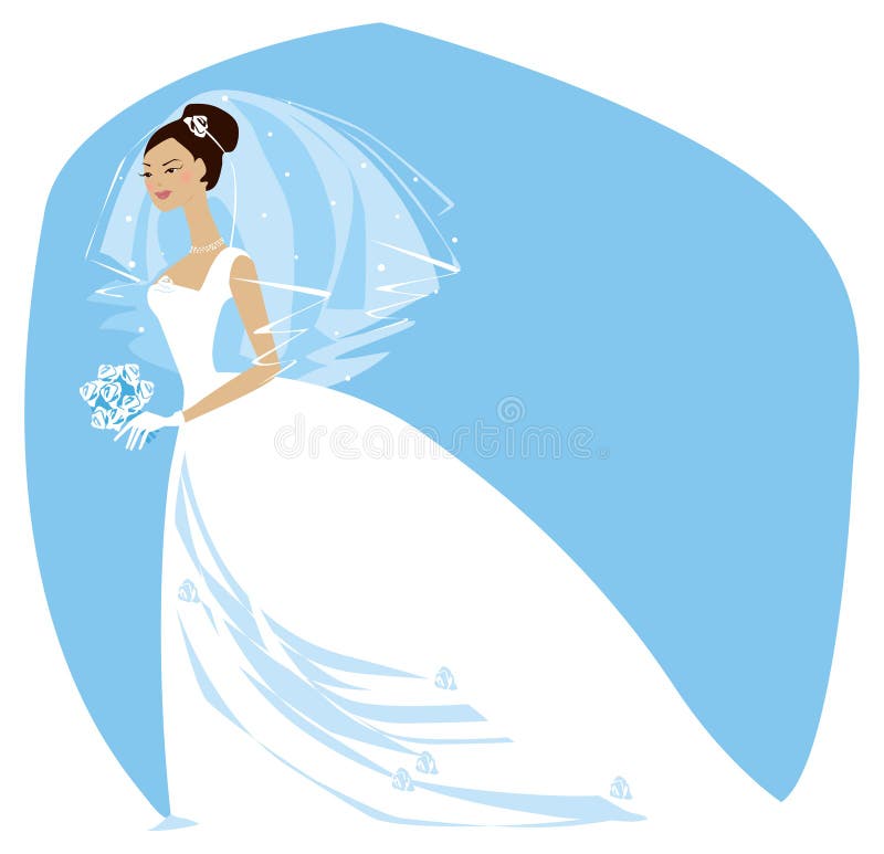 La novia es ready2 ilustración del vector La novia es ready2 ilustración del vector