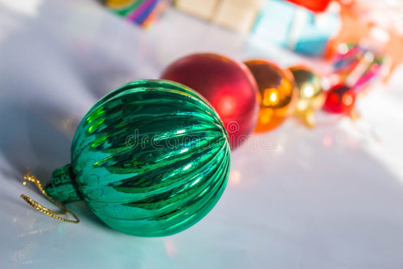 La palla verde fotografia stock