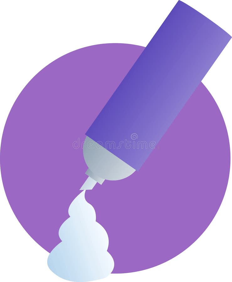 La panna montata può illustrazione illustrazione di stock