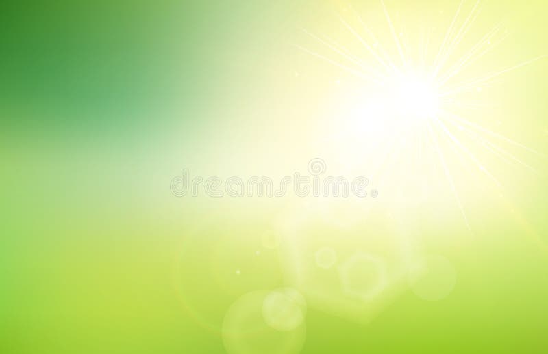 La pendiente verde abstracta de la naturaleza empañó el fondo con luz del sol stock de ilustración La pendiente verde abstracta de la naturaleza empañó el fondo con luz del sol stock de ilustración